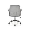 siège de bureau en velours gris