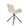 fauteuil en tissu moderne beige clair