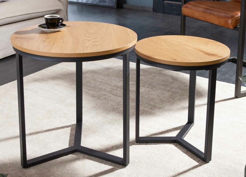 table basses moderne et industriel pas cher