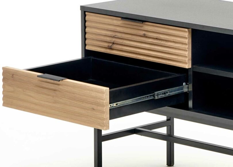 rangement du meuble tv