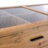 zoom sur le plateau en verre