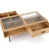 table de salon rectangulaire pas cher en bois