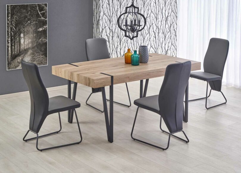 table de salle à manger moderne pas cher pour 6 personnes