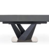 table de repas avec allonge centrale design