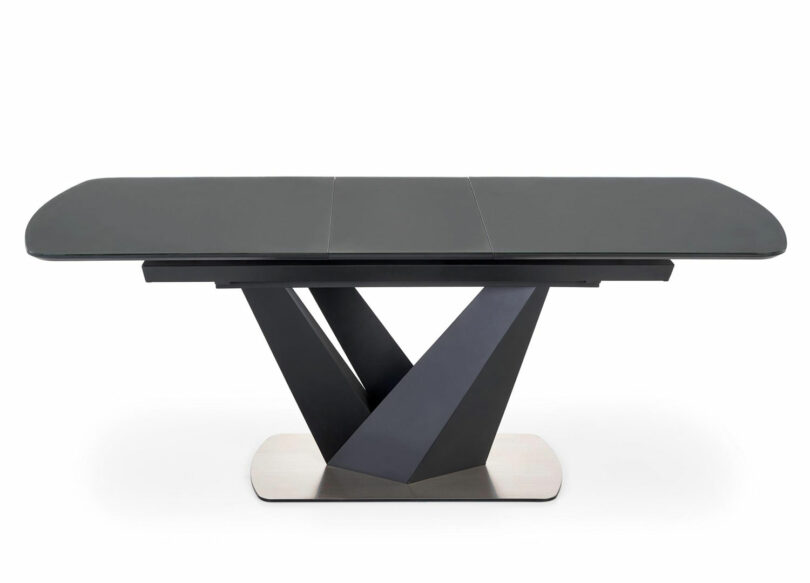 table de repas avec allonge centrale design