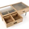 table basse avec 2 tiroirs de rangement