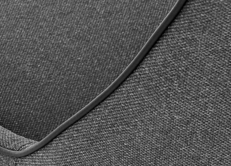 tissu gris foncé