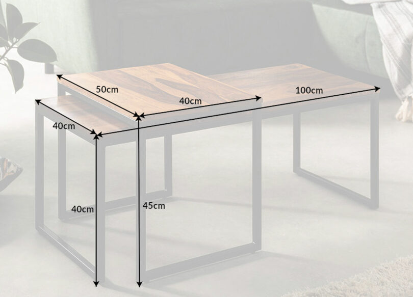 Dimensions des tables basses