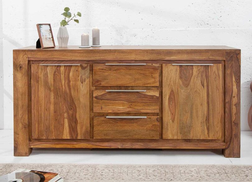 meuble buffet en bois massif