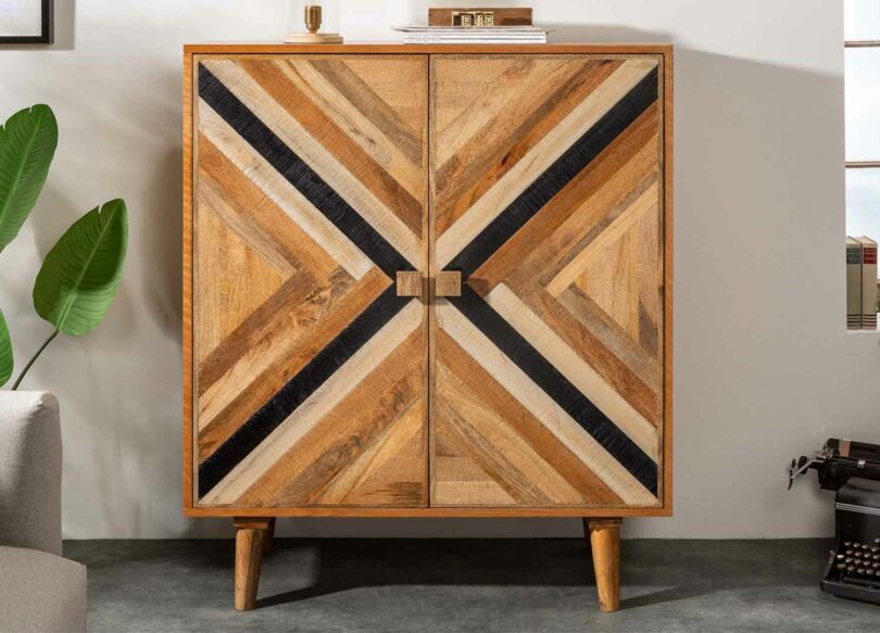 buffet 120 cm façades aztèque