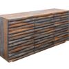 meuble de rangement rétro en bois massif