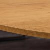 zoom sur le plateau aspect chêne