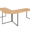 bureau de travail industriel d'angle 180 cm
