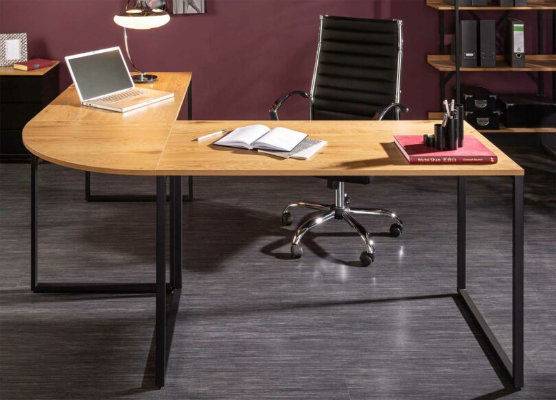 table de travail d'angle industrielle