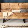 meuble banc en bois pour couloir