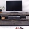 banc tv en bois massif