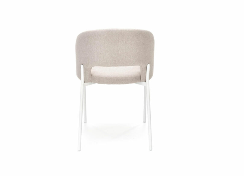 fauteuil de salle à manger en tissu beige