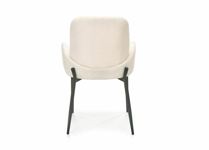 dos du fauteuil à bouclette