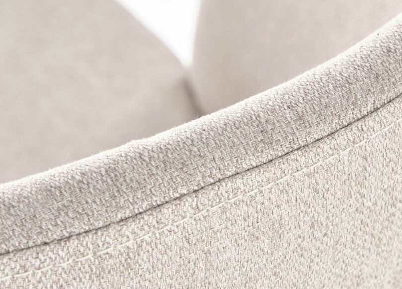 zoom sur le tissu beige