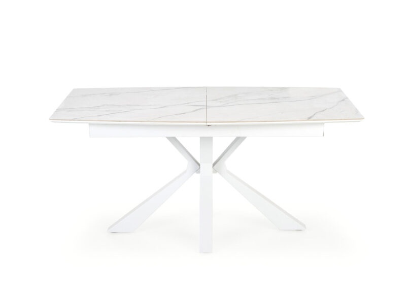 table à manger pour 8 personnes moderne aspect marbre