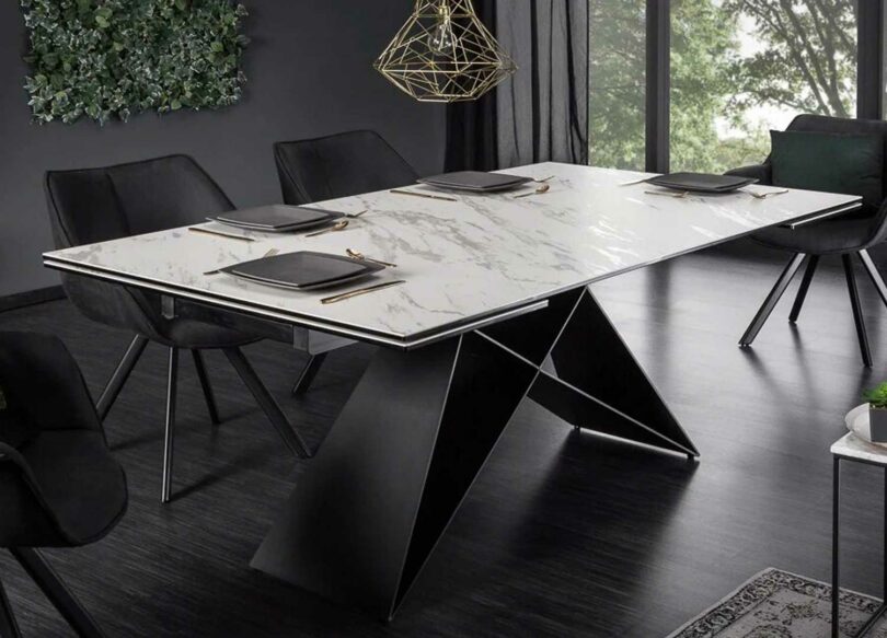 table à manger 180-260 cm en céramique