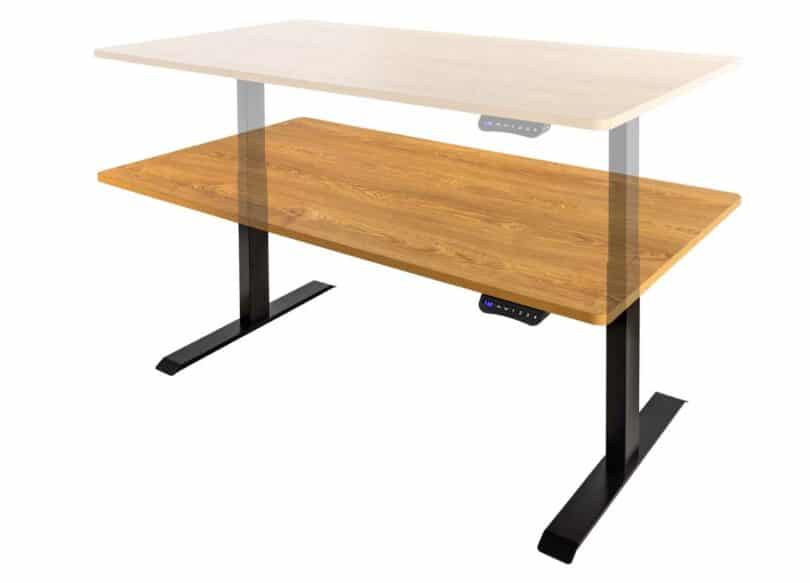 Table de bureau relevable
