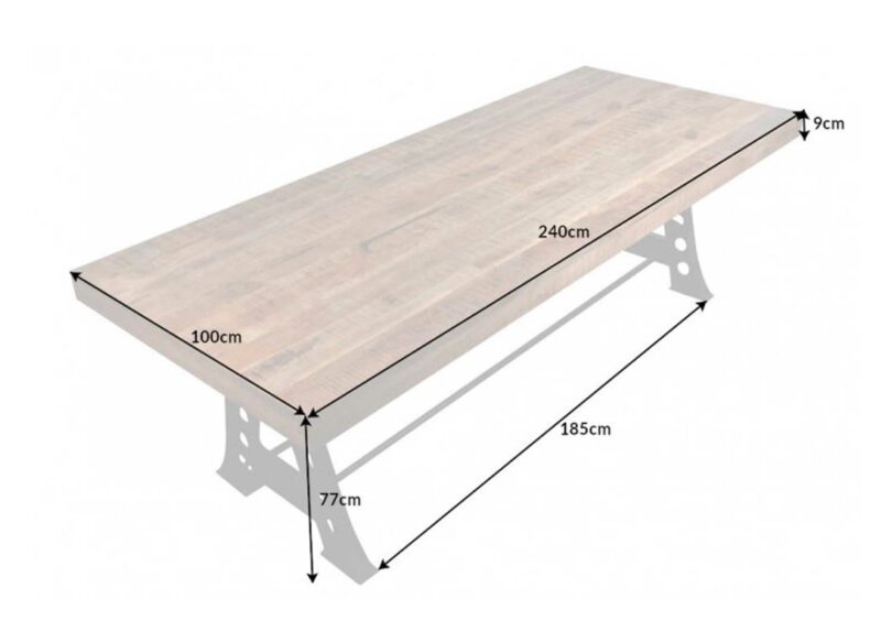 Dimensions de la table de séjour