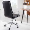 Dossier de la chaise de bureau noire