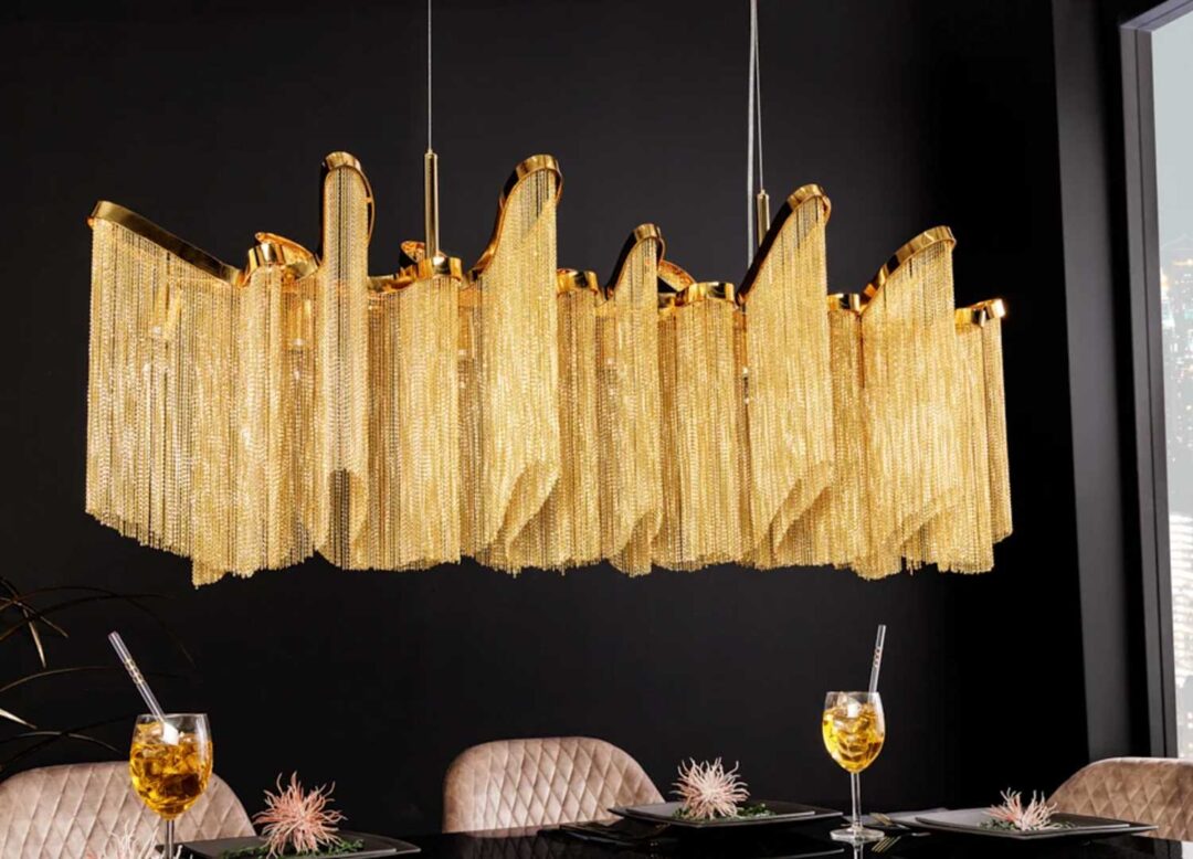 Luminaire royal doré