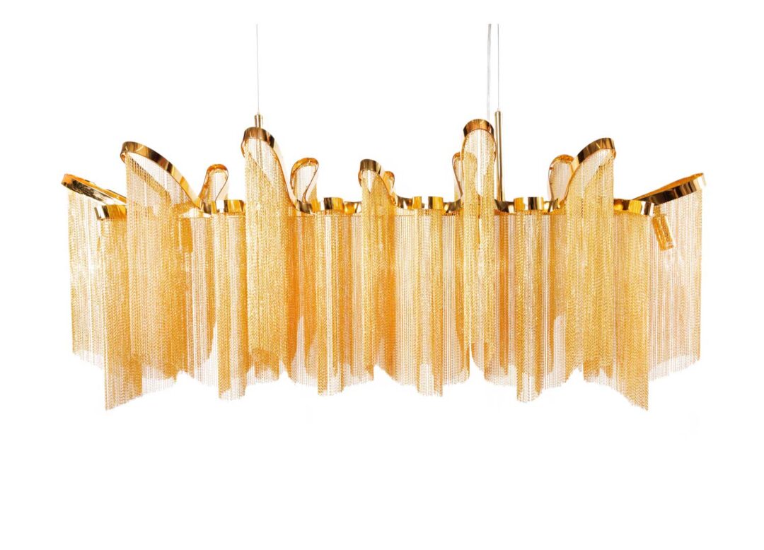 Luminaire royal doré