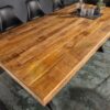 Plateau de table en bois de manguier massif