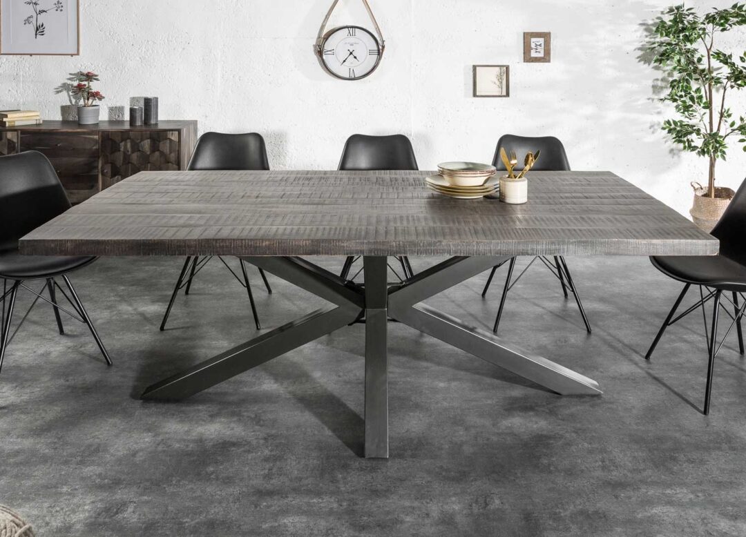 Table de repas en bois massif de manguier