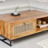 Table basse en bois de manguier massif design