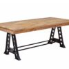 Table de salle à manger en bois de manguier massif