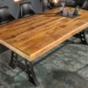 Table de salle à manger en bois de manguier massif