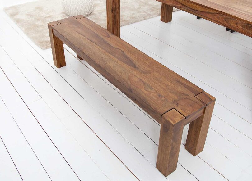 banc en bois pour 3 personnes