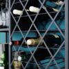 meuble de bar avec rangement à bouteille