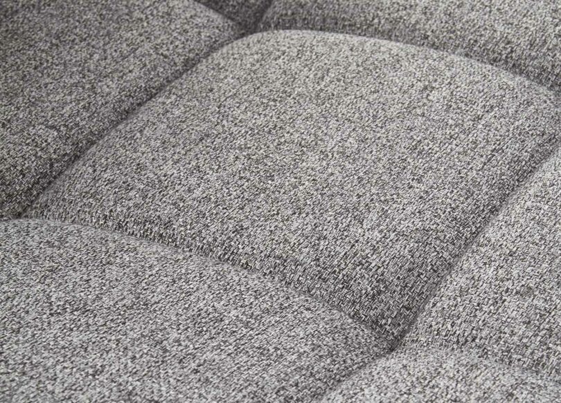 zoom sur le tissu gris
