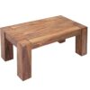 table basse 100 cm en bois de sesham