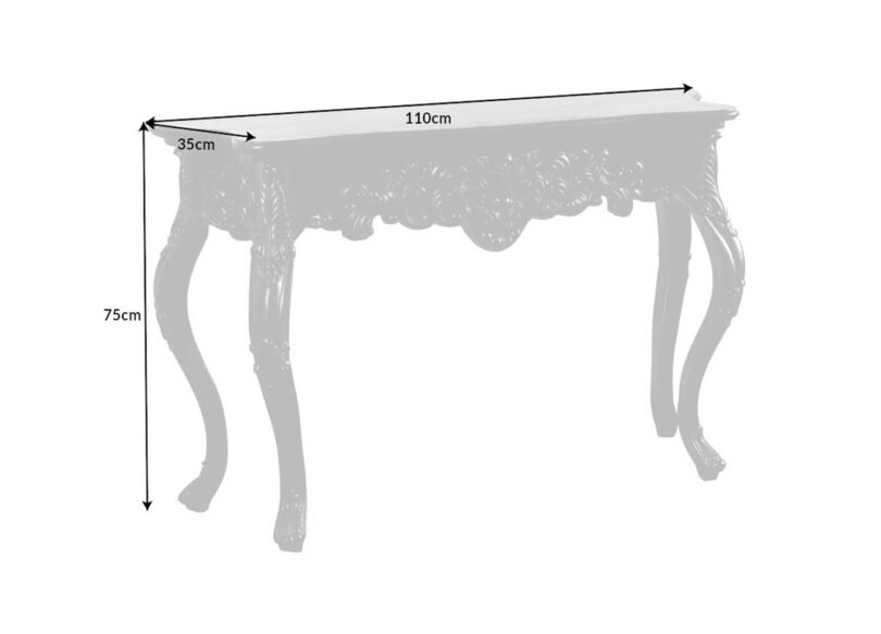 Dimensions du meuble console design