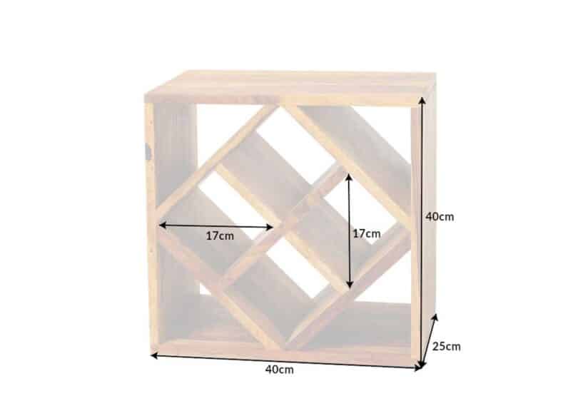 Dimensions du casier à bouteille