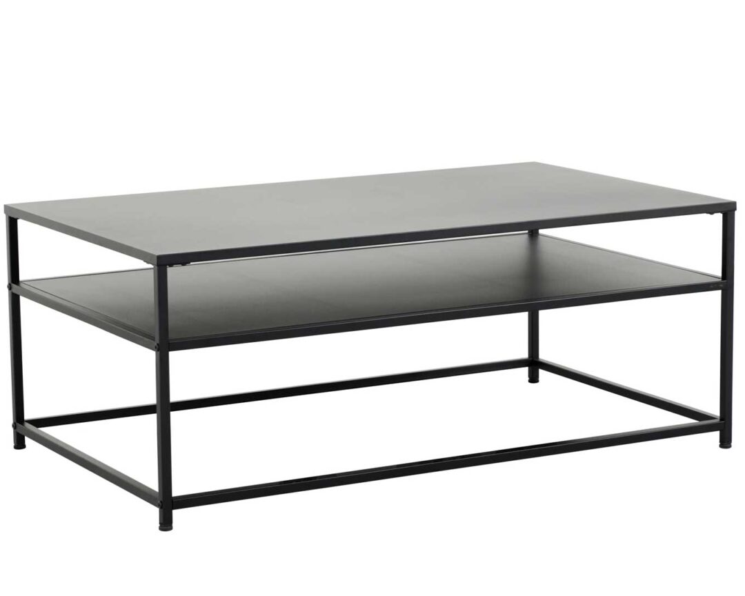 Table de salon en métal noir design