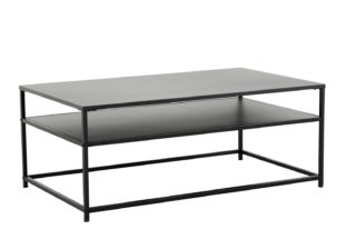 Table de salon en métal noir design