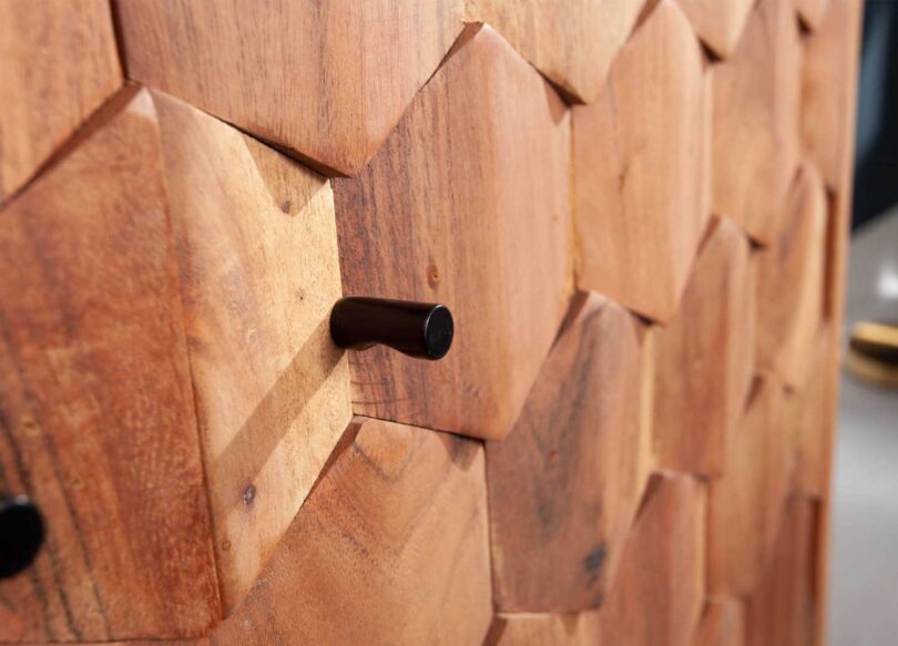 zoom sur les facades 3d en bois
