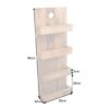 details dimensions etagere en bois