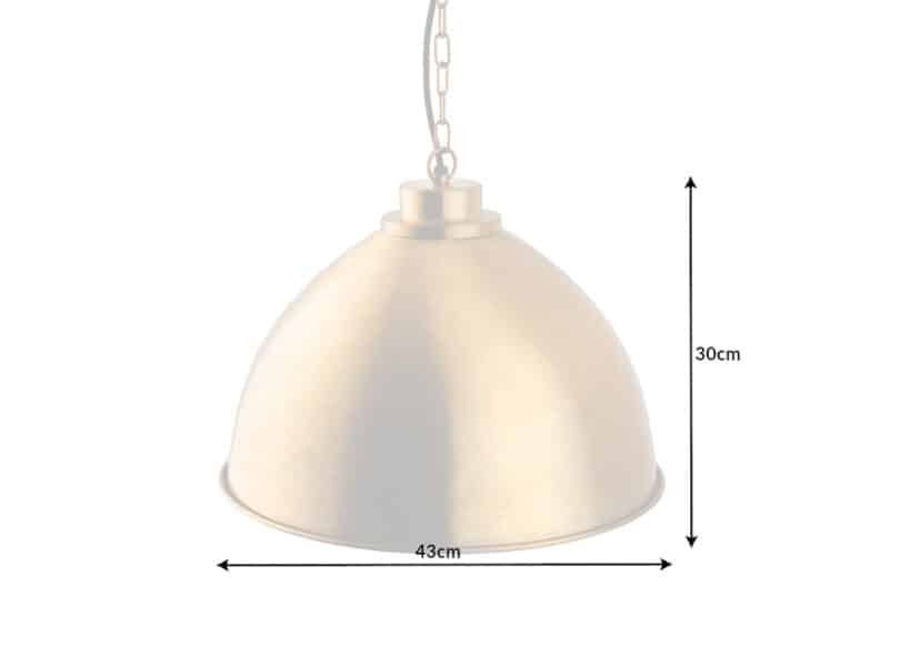 details des dimensions du lustre