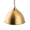 suspension industrielle 43 cm metal dore