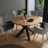 table de repas ronde pour 4 personnes