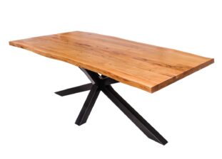 Table de repas en bois d'acacia massif