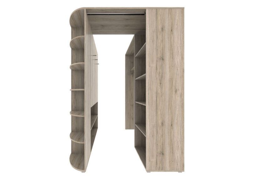 armoire dressing d angle pour enfant avec penderie